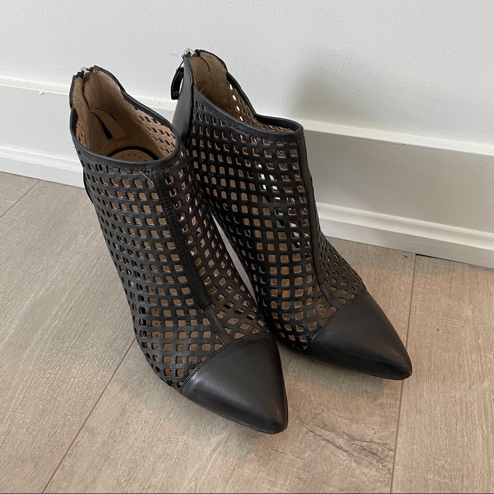 High Heels Black Ankle Length